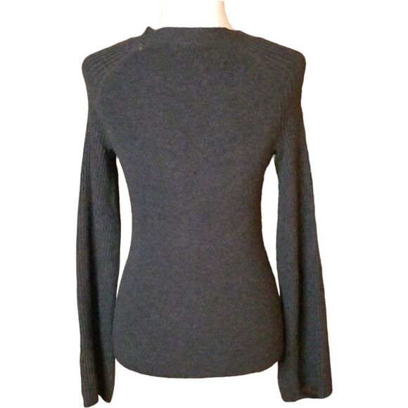 Moth by Anthropologie Henley Soft Black Knit Size XS - Picture 4 of 7